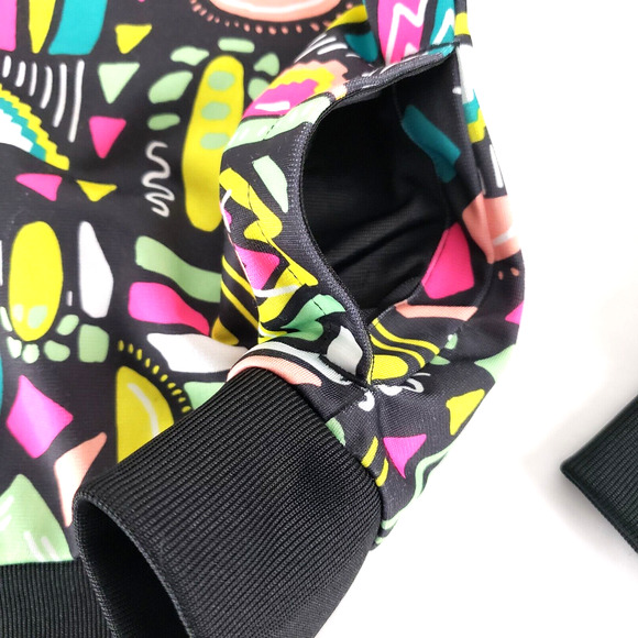 Adidas Girls Size 11-12Y Superstar SST Geometric Track Jacket Cropped Stripes - Picture 10 of 11